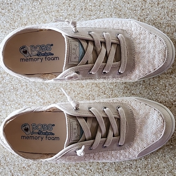 Women's Skechers Bob's B Cute Slip-on Woven Wishes Size 7 - Picture 3 of 10